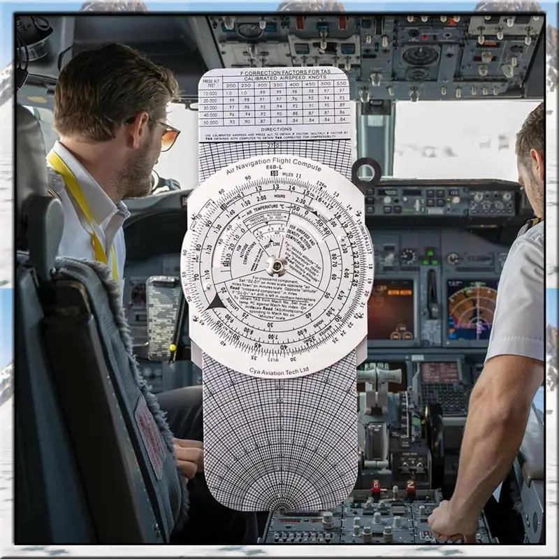 

AS59 -E6B Metal Flight Computer,Aviation Aluminum Flight Computer,Aviation Pilot Calculator Standard Flight Training