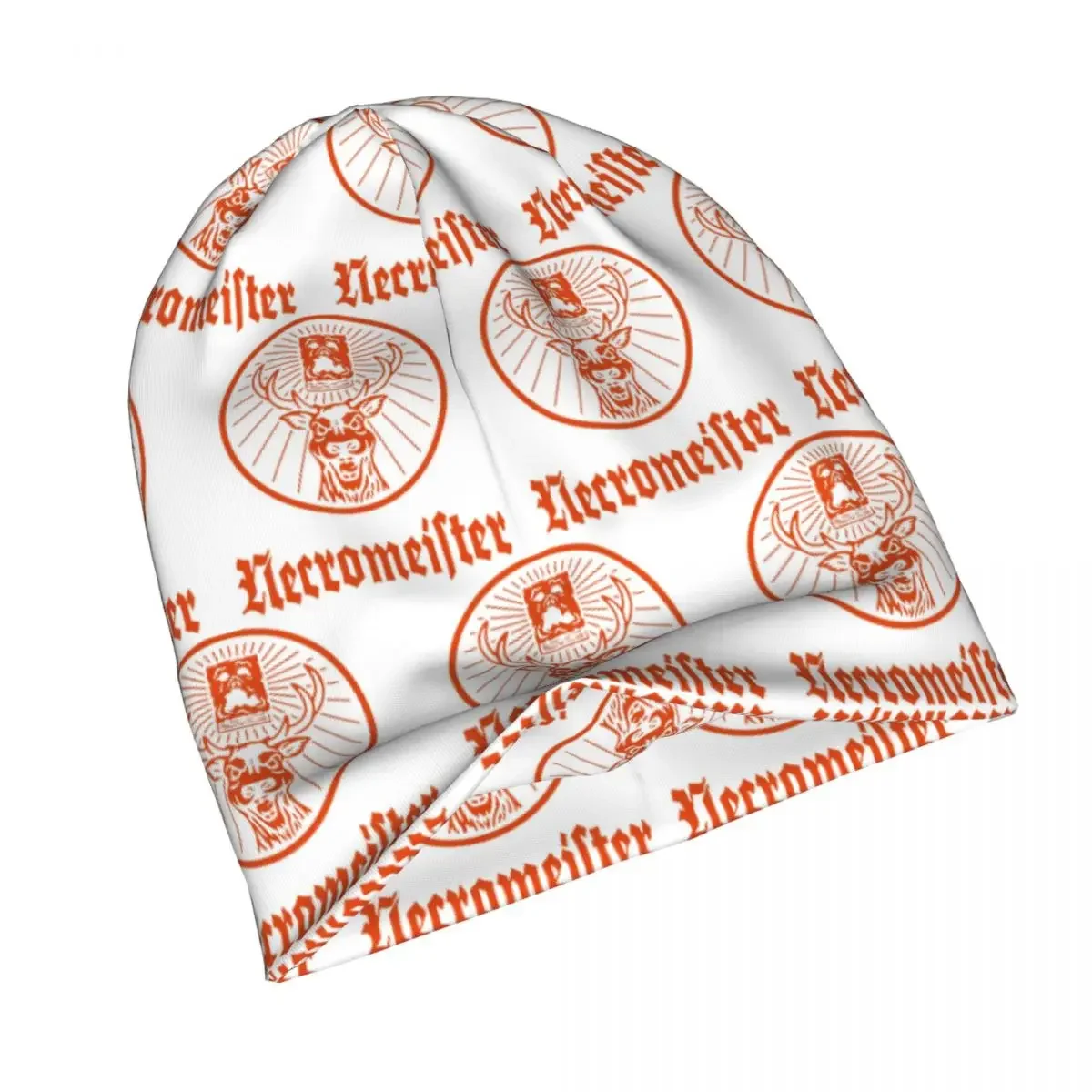 Jager Liqueur Logo Jagermeister قبعة محبوكة دافئة الهيب هوب بونيه قبعة الخريف الشتاء في الهواء الطلق قبعات حريمي للجنسين الكبار #4