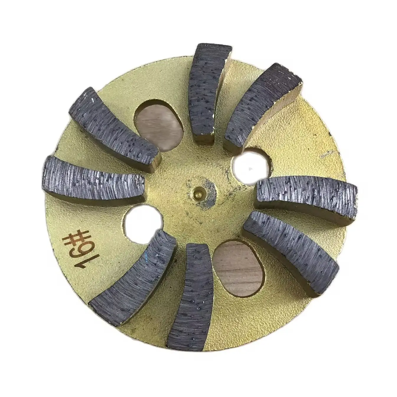 4 Inch 100mm Diamond Grinding Pad  Flexible Grinding Cup Disc For Concrete Floor Diamond Grinding Shoes For Stone Marble Granite