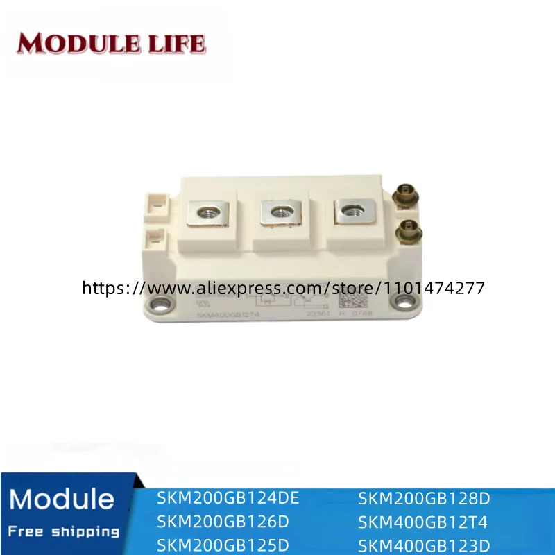 original module SKM200GB124DE SKM200GB126D SKM200GB125D SKM200GB128D SKM400GB12T4 SKM400GB123D