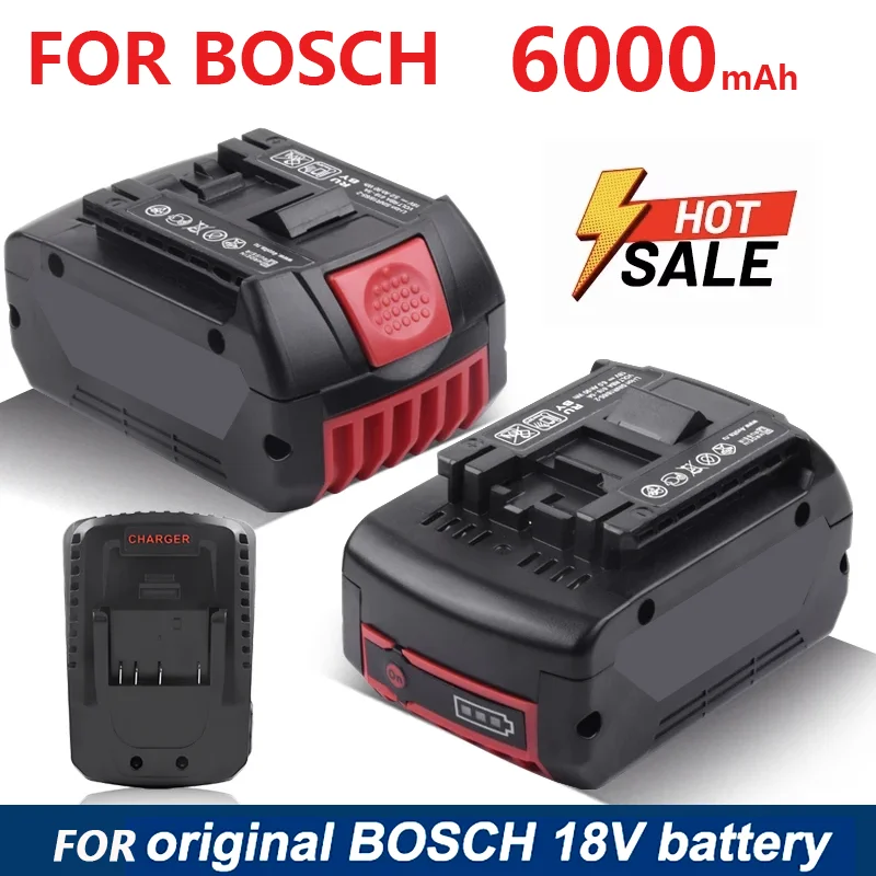 

For original-Bosch 18V battery, 18V 6000mAh backup batteries, Draadloze professional system, BAT609 BAT618 GBA18V80 tool battery