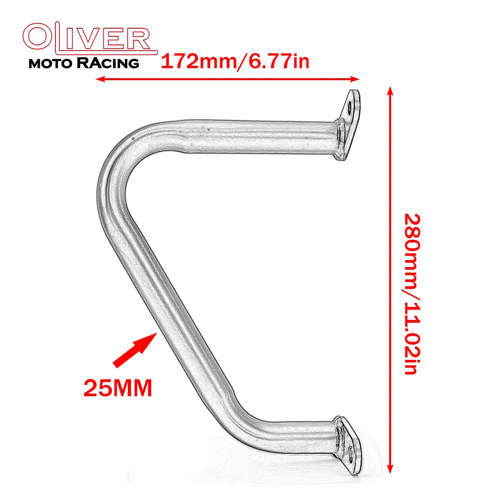 ل انتصار تشويش إذاعي 400X400X سرعة 400 محرك الحرس الطريق السريع تحطم القضبان واقي مصد السيارة دراجة نارية 2025 2024 #6