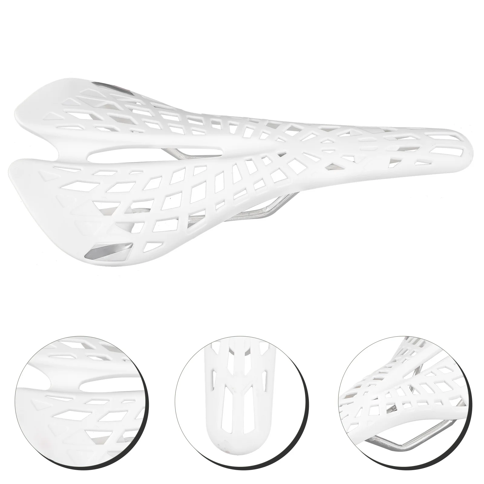 

Thickened Mountain Saddle Comfortable Cycling Seat Cushion Stable Durable Plastic Saddle Part Supple Bike Seats Easy Install