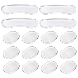 16Pcs/Pack Soft Drum Dampening Moon Gels, Clear Oval And Long Drum Silencers Set