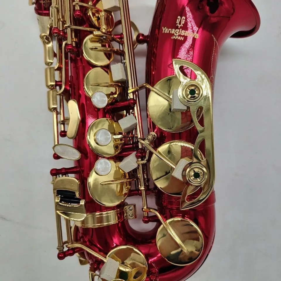 Liuze A-992 Midrange Saxophone Chinese Red Handmade Carving Original Authentic Product Reduced E-Tone Professional Saxophone