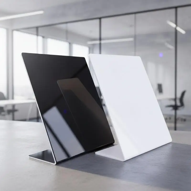 Blank NFC215 Chip Review Stand 13.56MHz 504Bytes Social Media QR Code Stand for Store Promotion