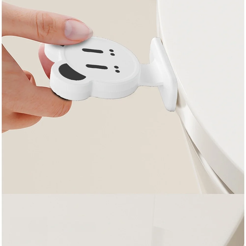Touch-Free Cartoon Toilet Lid Opener with Integrated Fragrance Holder for Clean and Pleasant Bathroom Environment
