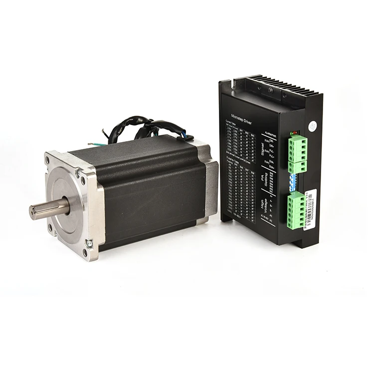EMtech Fabrikant CE Rohs 1.8 Graden 2 Fase Hybride Nema34 86*86*156mm Stappenmotor 3d Printer voor 3d Printer