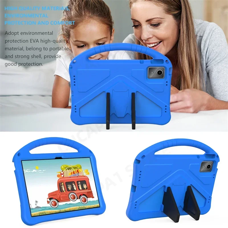 (NO HEADPHONE JACK HOLE) Cute Kids Tablet Cover for Tecno MegaPad 11