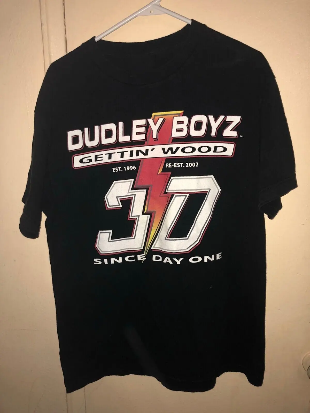 Vintage Fashion Dudley Boyz Black 100% Cotton All Size Shirt PP393