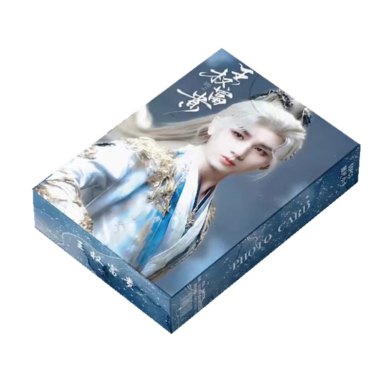 55 Pcs/Set Chinese Drama Fox Spirit Matchmaker Laser Lomo Card Wang Quan Fu Gui Cheng Yi Figure HD Photocard Cosplay Gift