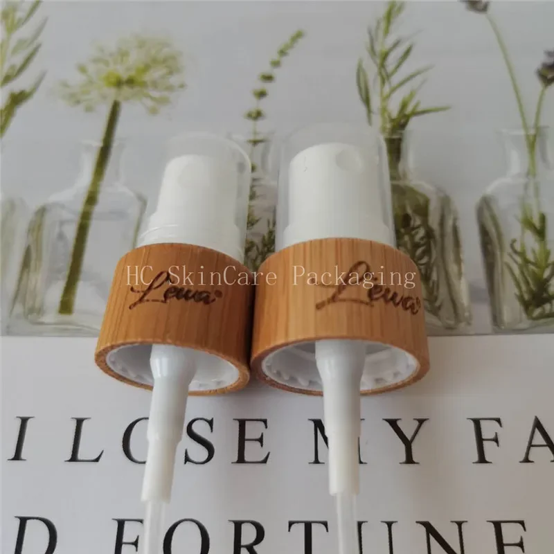 고품질 대나무 캡, 대나무 화이트 디스크 탑 캡, 천연 대나무 스프레이 캡, 대나무 샴푸 캡, 대나무 나무 로션 펌프 캡