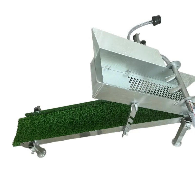

Portable small gold panning chute gold engine sand chute river prospecting and separation equipment