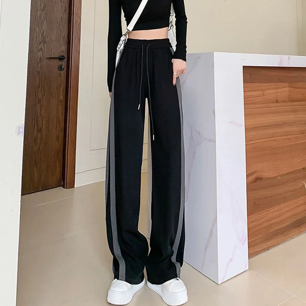 

Черные женские спортивные штаны Y2K, удобные летние спортивные штаны, летние брюки, повседневные брюки, новый сорт, высокая эластичность