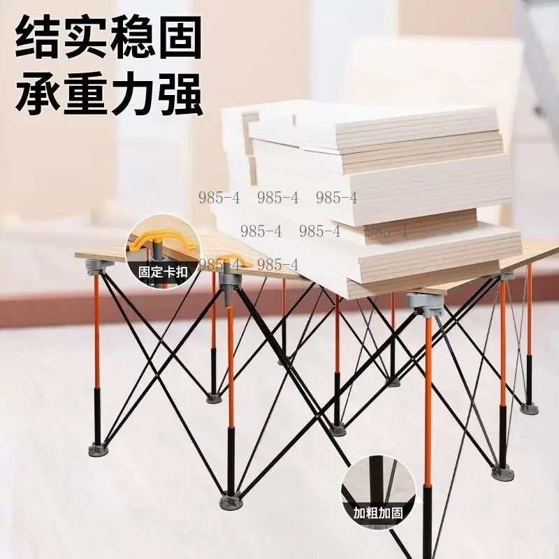 Aluminum Alloy Foldable Telescopic Tripod Workbench Construction Site Operation Table