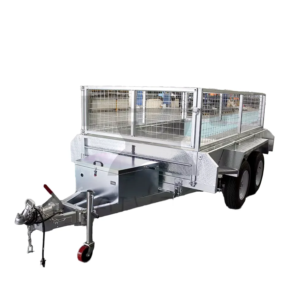 Agriculture Farming Net - Rimorchio con Gabbia in Rete Zincata