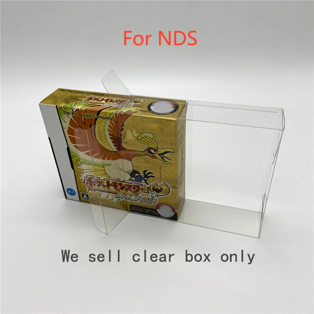 

20PCS For NDS Game Storage Box For Pocket Monster Pok é mon for HeartGold & SoulSilver dedicated Display Box US and JP Version