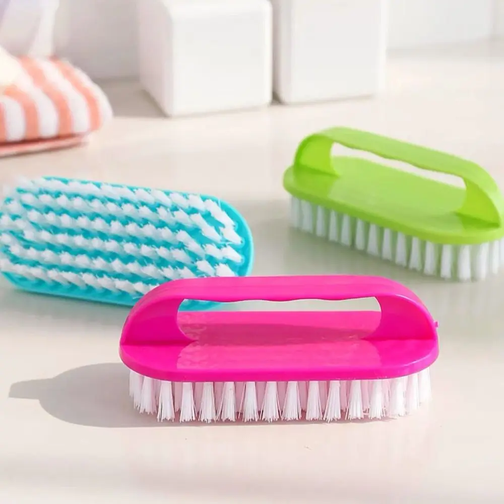 Multi-functional Plastic Shoe Brush Soft Bristle Scrubbing Clothes Brush Household Cleaning Brush Laundry Brush Decontamination