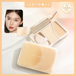 Judydoll Dual-Texture Highlighter Palette, Matte Powder & Cream Highlighter, Face Brightening for Glowing, Radiant Makeup Looks