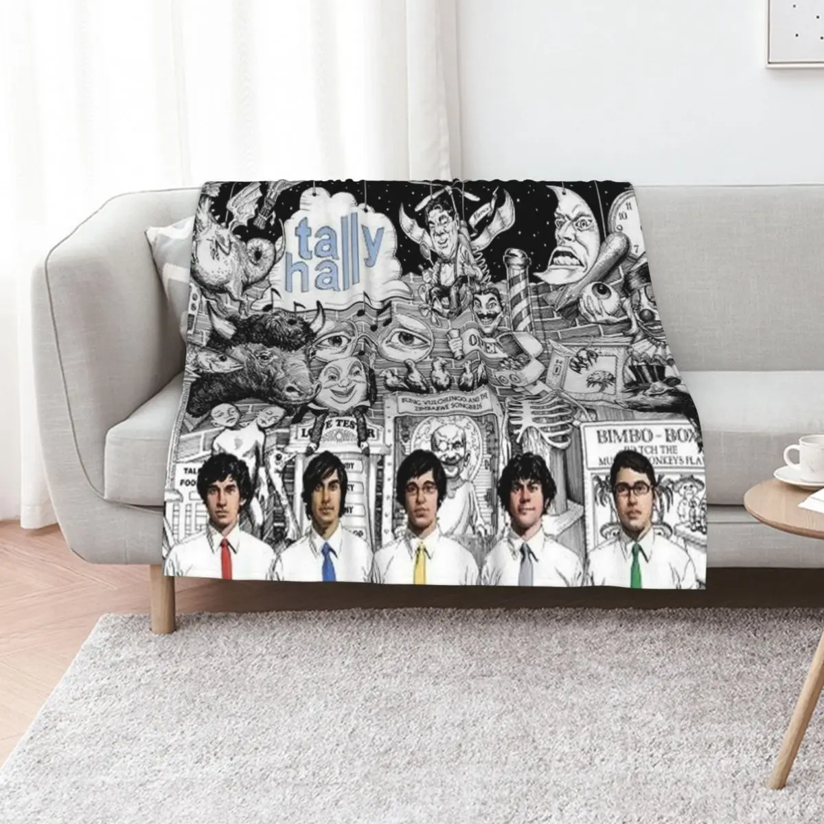 

tally hall Throw Blanket Picnic Vintage Soft for babies Blankets