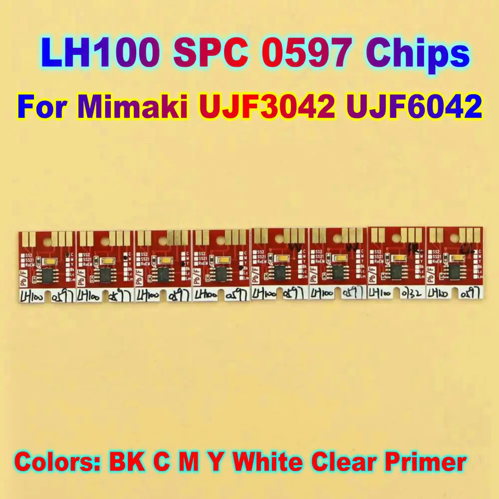 chip de cartucho de tinta para impressora chip de cartucho uv lh100 spc 0597 chip para mimaki ujf 3042 ujf 6042 ujf3042 ujf6042 chip lh 100 01