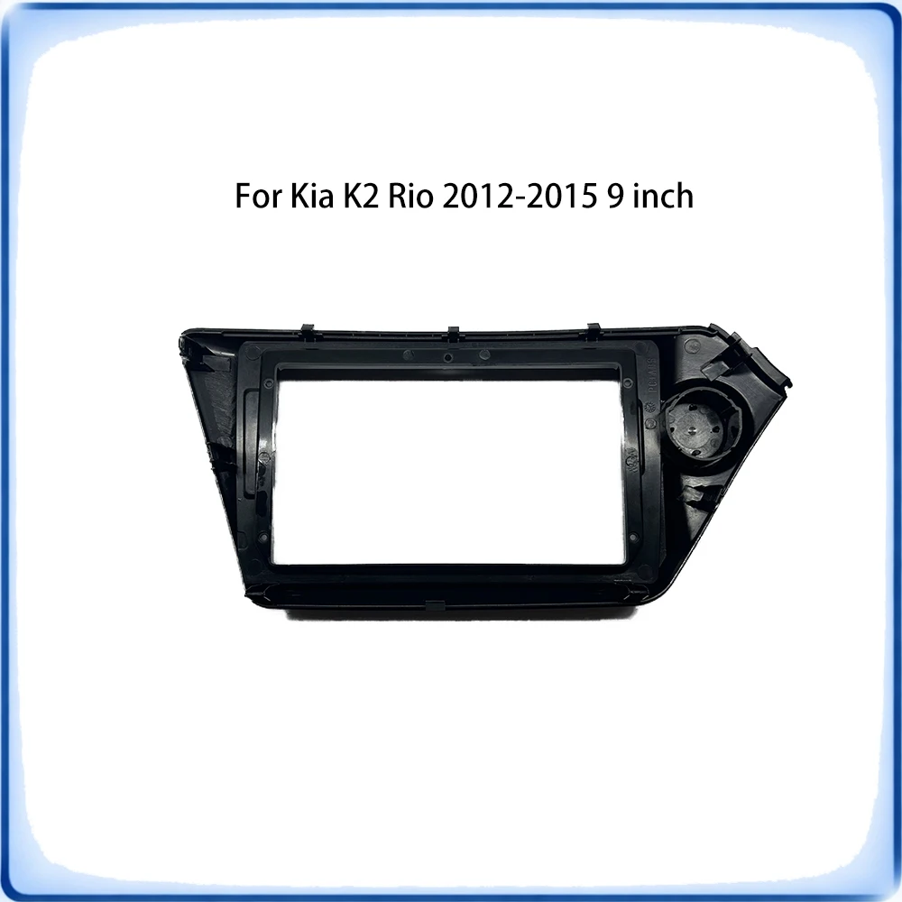 

Car Radio Fascia Frame For Kia K2 Rio 2012-2015 9 inch Stereo Panel Wiring Harness Power Cable