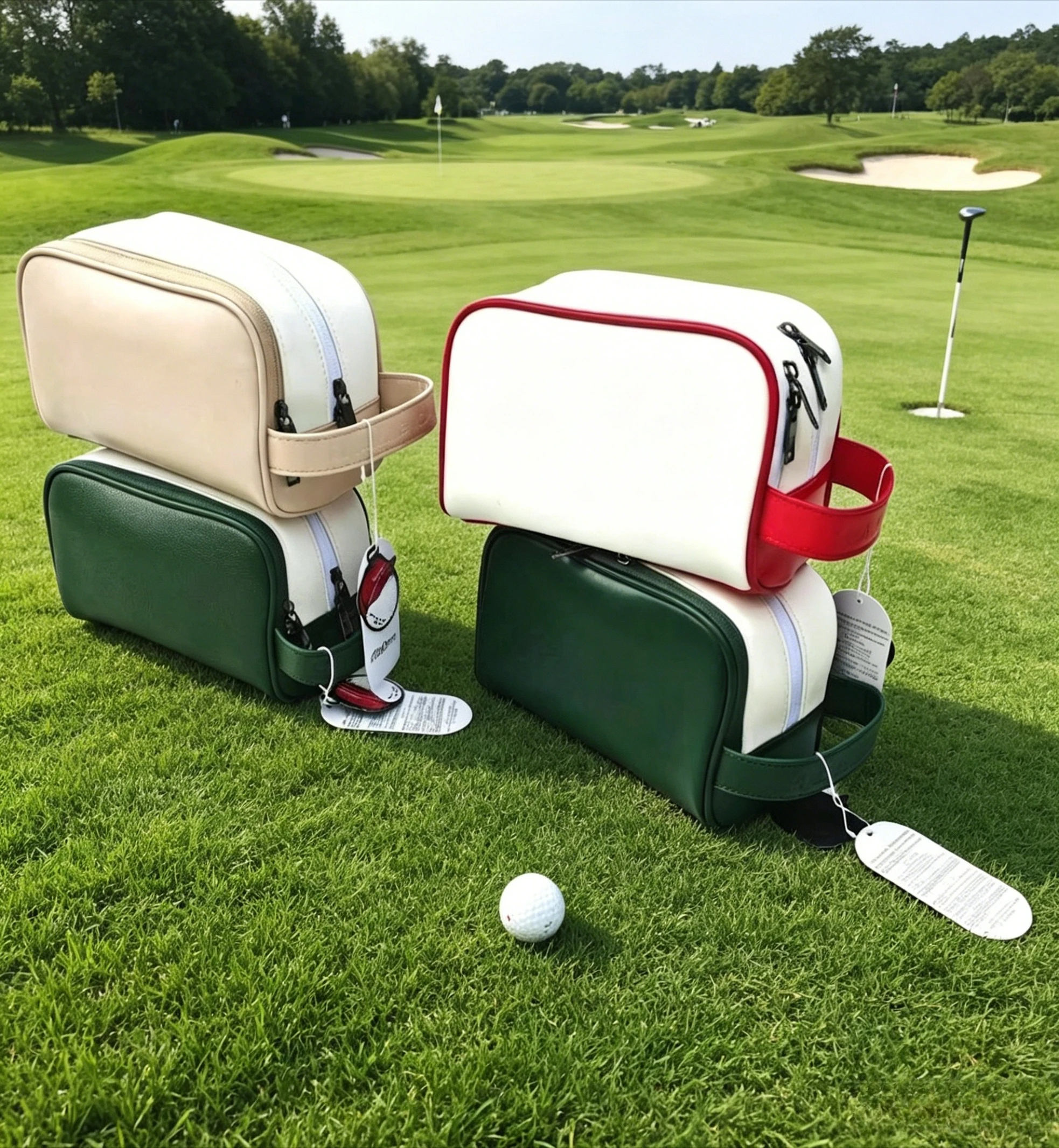 

New Unisex Golf Handbag Lightweight Course Organizer Pouch Durable Sports Tote Clutch Bag for Golf Ball Tees Accessories