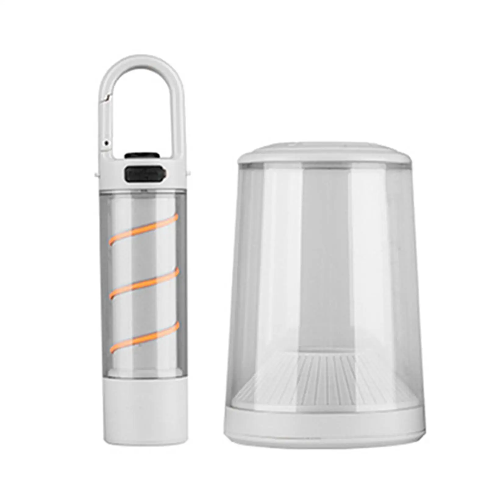 2-in-1 Camping Lantern & Flashlight Portable Rechargeable LED Work Light With 2 Modes Bright & Durable For Outdoor Camping Home