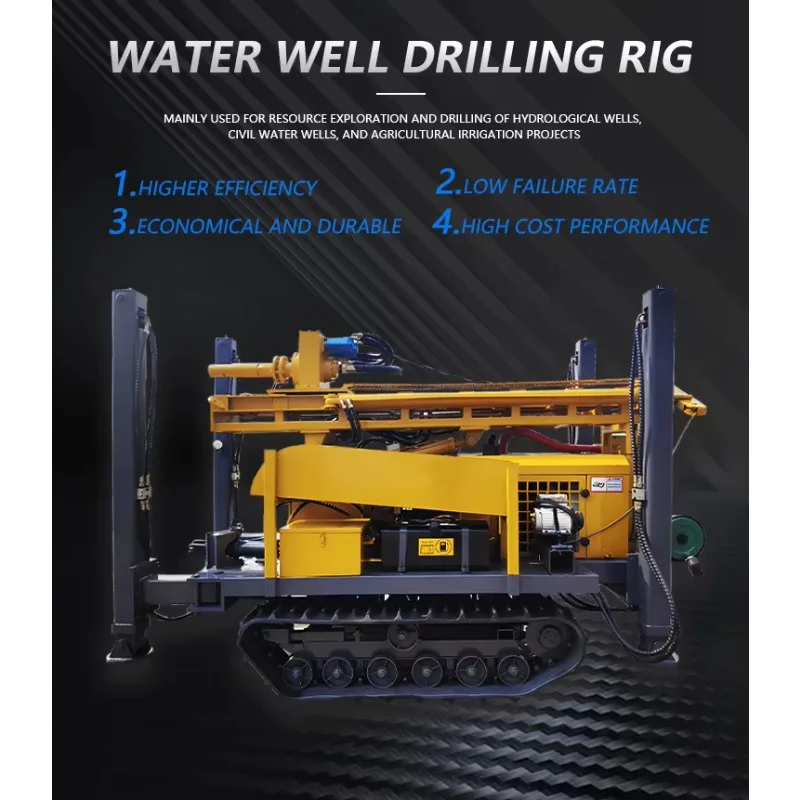 High Performance Water Well Drilling Rig Strong Climbing Passing Ability 150 Meter 180m Water Well Drilling Rig for Mexico
