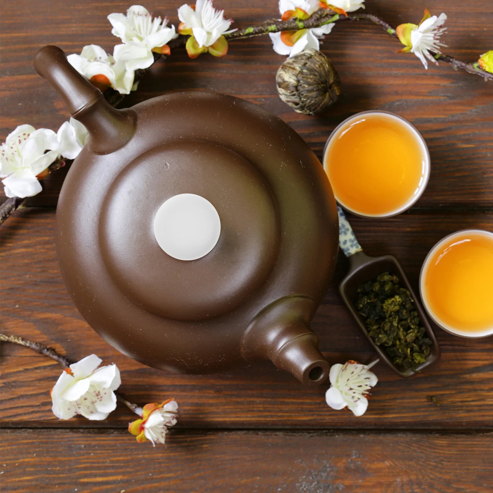 

2pcs Anti-Scald Silicone Covers for Tea Pot Lid Knob Resistant Reusable Protector Caps Use
