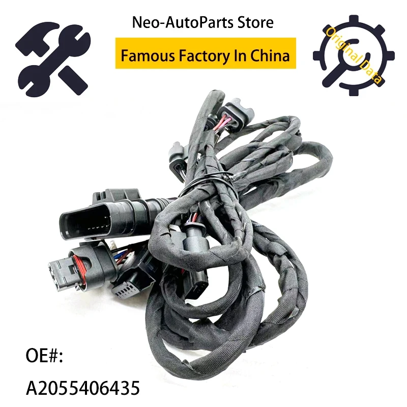 

A2055406435 Front Bumper Electrical Wiring Harness PDC Sensor Wiring For Mercedes Benz C Class OEM 2055406435