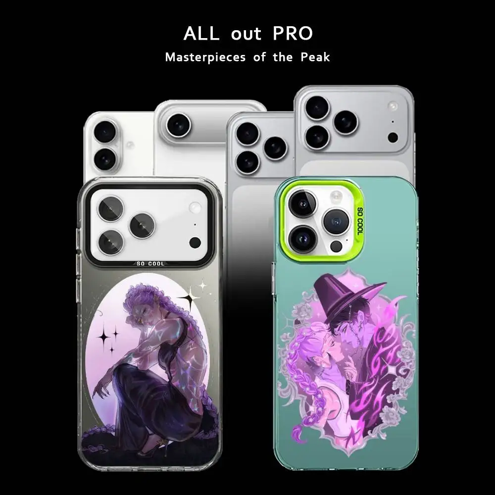 

d-Demon Hunters Phone Case For iPhone17,16,15,14,13,12,11 Pro Max Blcak Matte Shockproof Cover