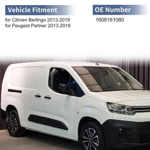 Imagen 2 del producto UXCELL Reemplazo de tapa de la cubierta del espejo del lado derecho del pasajero gris para Citroen Berlingo