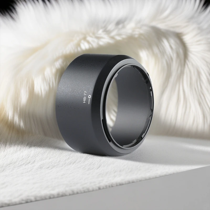 Parasol para lente AF-P DX-Nikkor 70-300mm 4.5-6.3G Tapa lente HB-77 Cubierta lente repuesto Parasol para