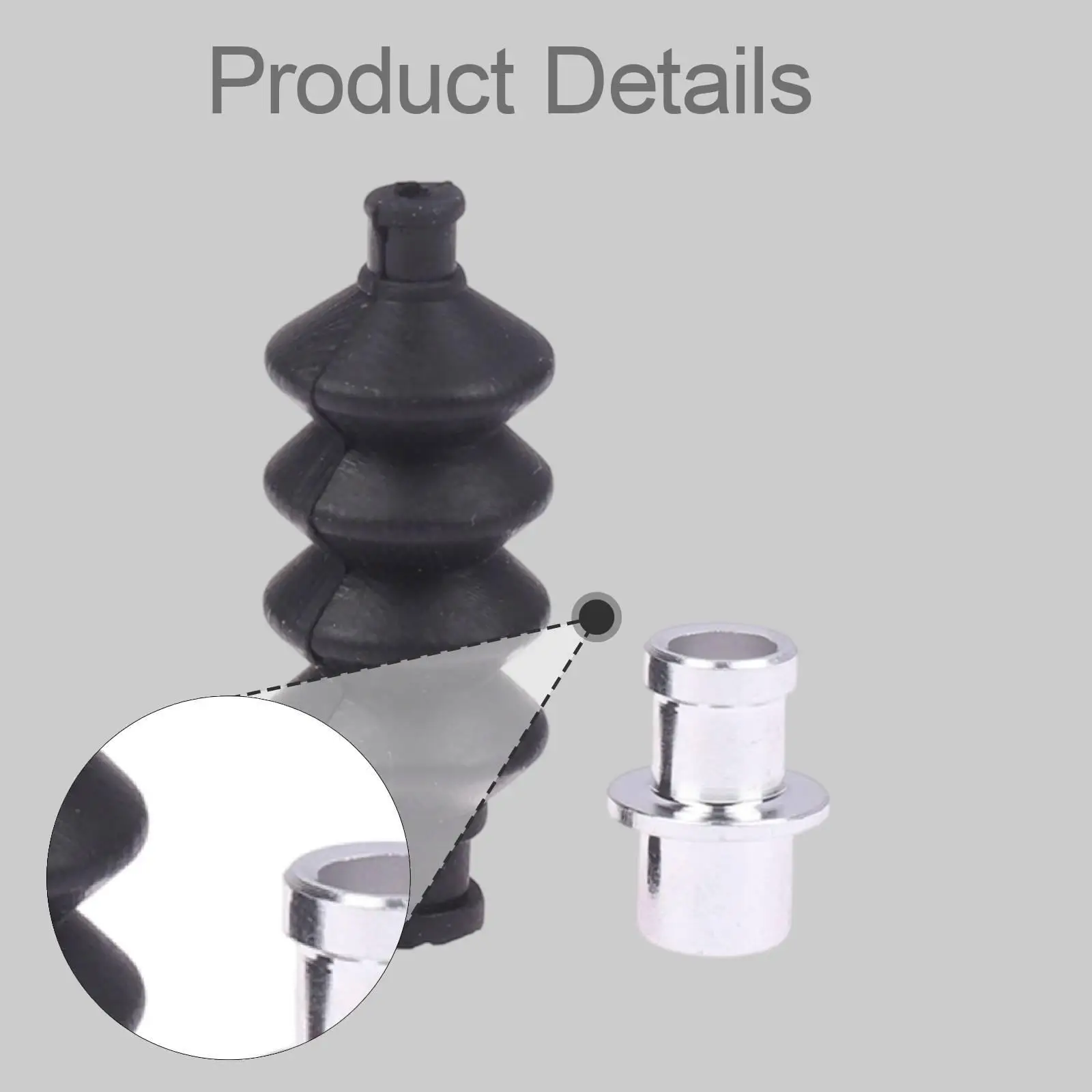 Waterproof Organ Sleeve Aluminum Seat Model Pull Rod Compartment Solid Bellow Sleeve Parts