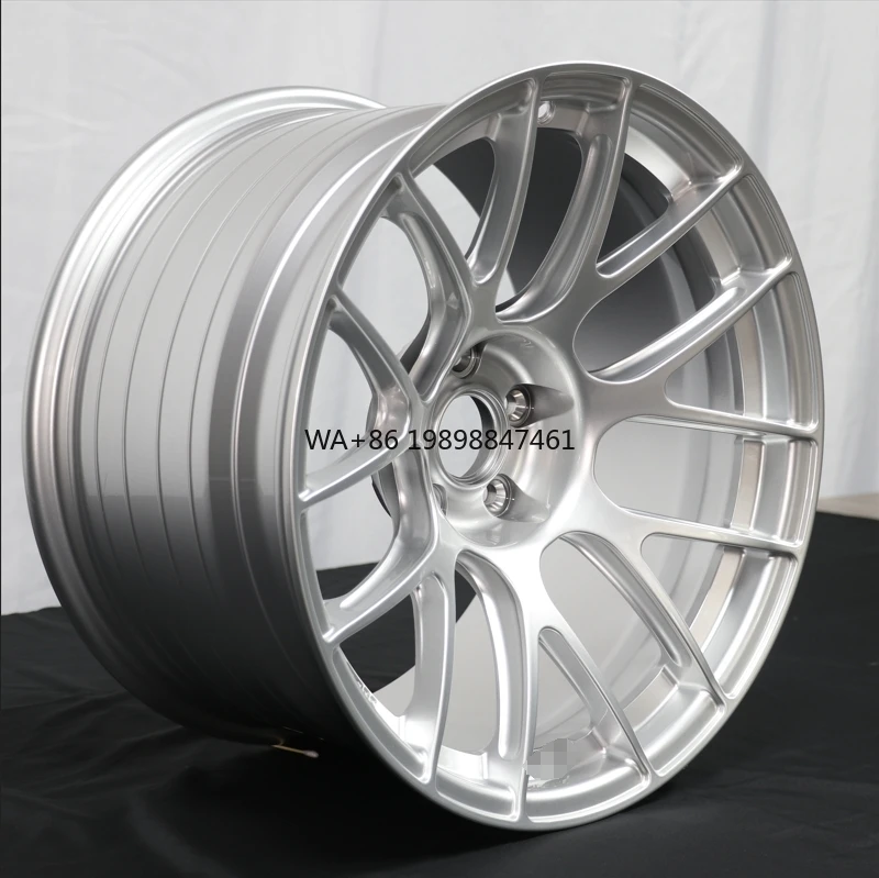 

High-gloss Silver Forged Aluminum Alloy Racing Wheels, Fully Customizable to for