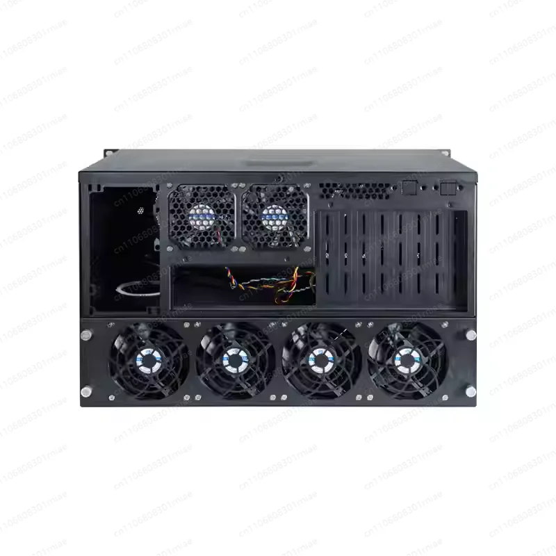 Rackmount 12-Bay NAS Chassis 360 Water Cooled Support ATX PSU Full-height Slot