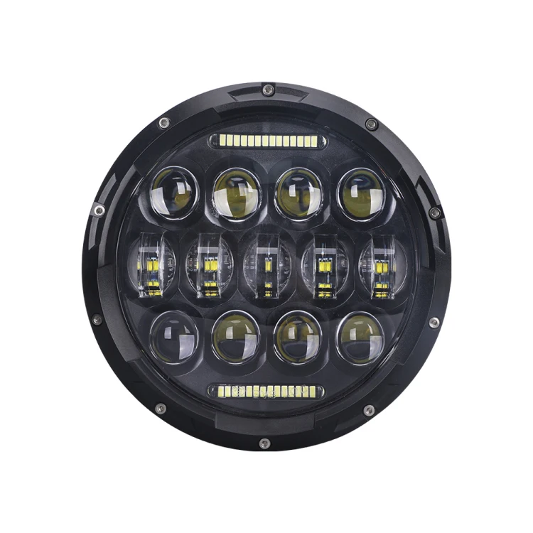 Dubbele Ronde Koplamp LED Waterdicht 9 Inch LED Rijlicht Voorlamp Koplamp voor Jeep Wrangler JL 2021 koplampen 9 inch