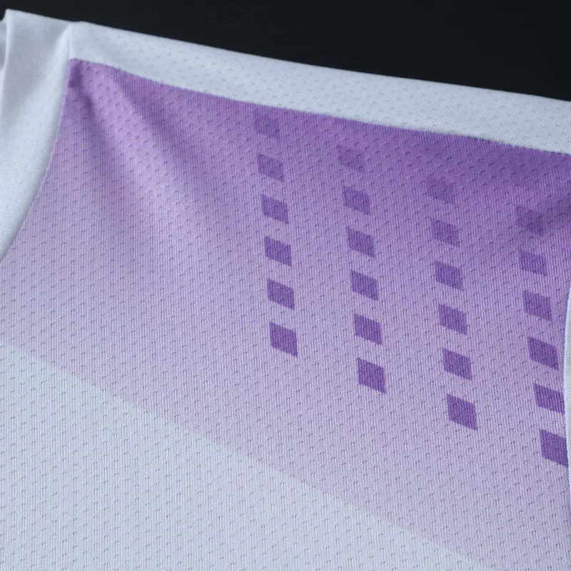 أزياء الريشة الفانيلة النساء تنفس التنس بينغ بونغ الرياضة عالية موحدة تجريب الملابس تشغيل اليوغا رياضة قصيرة الأكمام