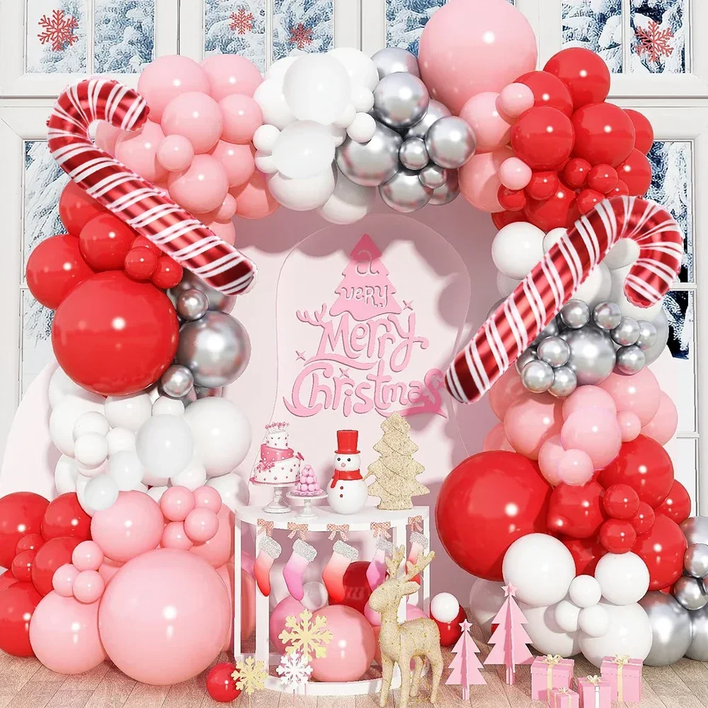 Christmas party balloon arch kit,holiday celebration,wedding,gender revealing party decoration birthday decoration baby shower