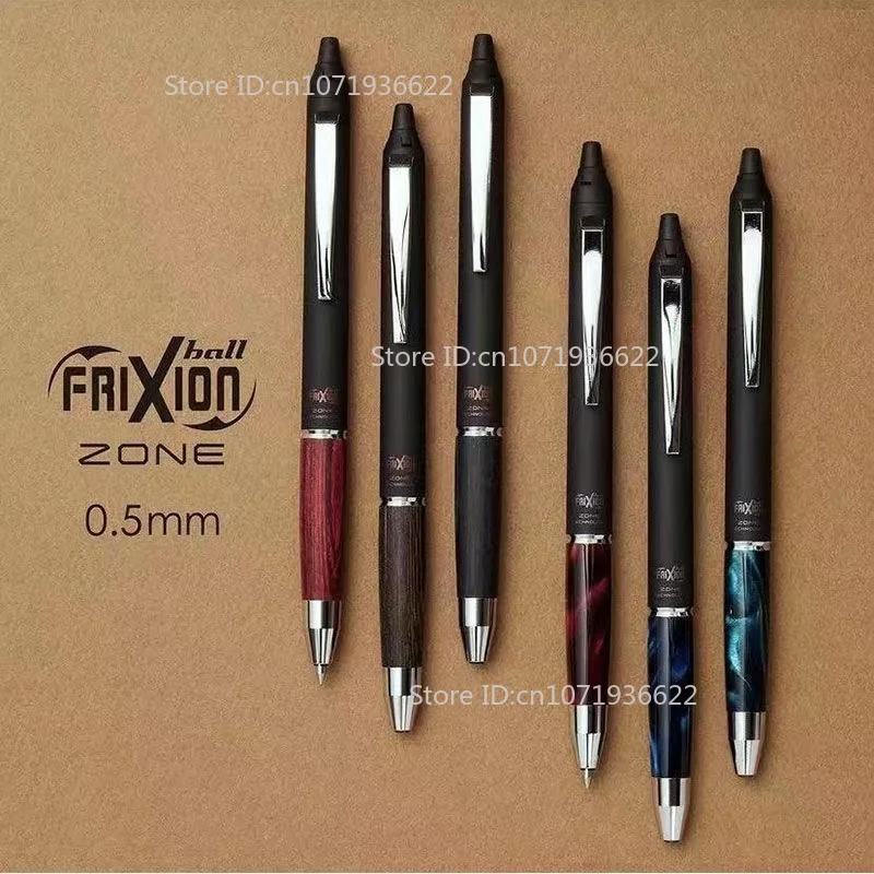 

Оригинальная деревянная пилотная японская высококачественная шариковая ручка с фрикционным прессом, шариковая камера Frixion, черный LFBKZ-2SEF-B, подарок для делового письма