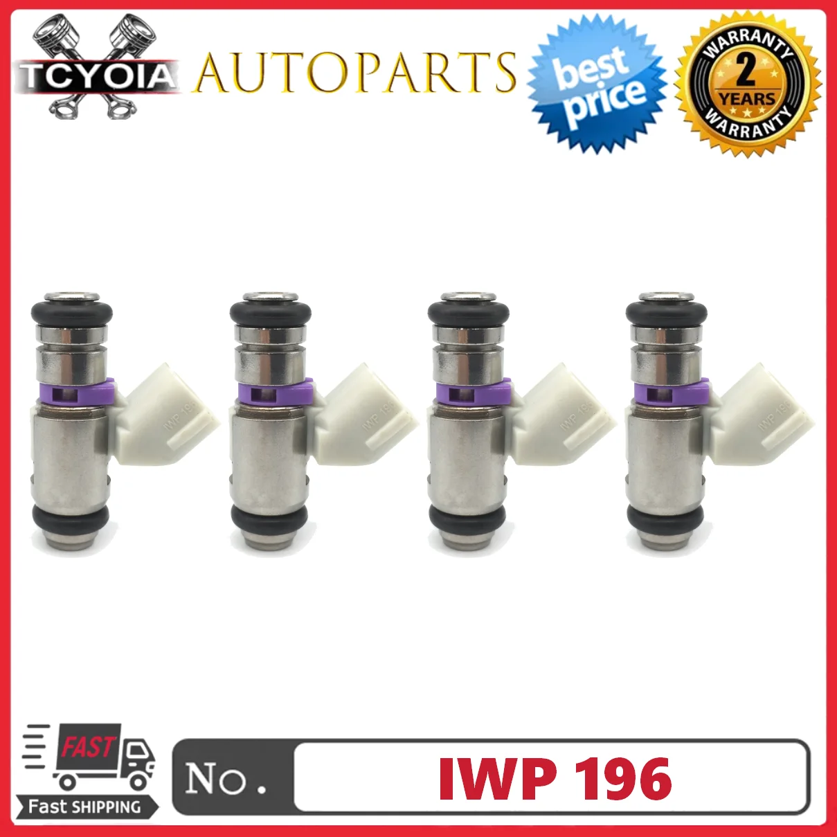 

4pcs/lot 036906031AH IWP196 IWP-196 Fuel lnjectors Fits For Vw Bora Golf POLO Skoda Fabia Seat Ibiza Leon 1.4L 1.6L