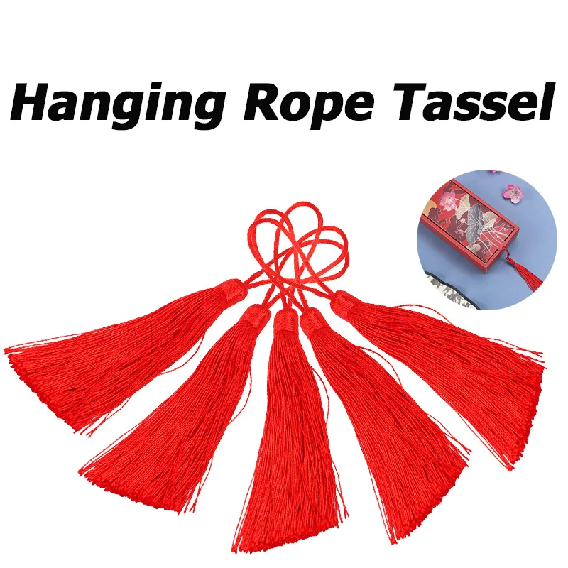 20Pcs 13cm Hanging Rope Tassel Fringe for DIY Key Chain Earring Hooks Pendant Jewelry Making Findings Accessories Tassels