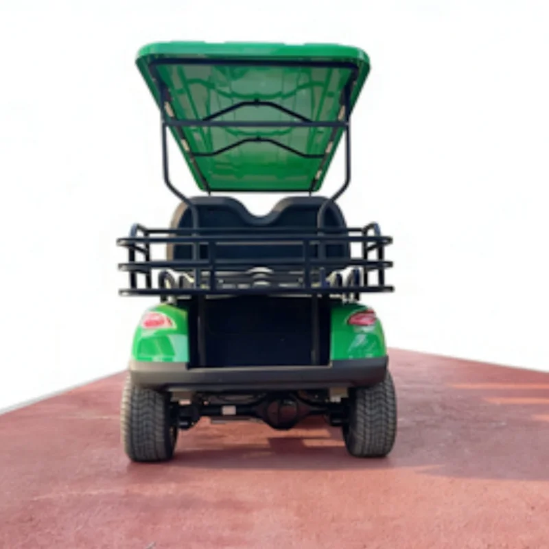 

Заводская индивидуальная уличная подъемная тележка для гольфа, литиевая тележка для гольфа, клюшка для отдыха, солнечные панели, электрическая тележка для гольфа с задним грузовым ящиком