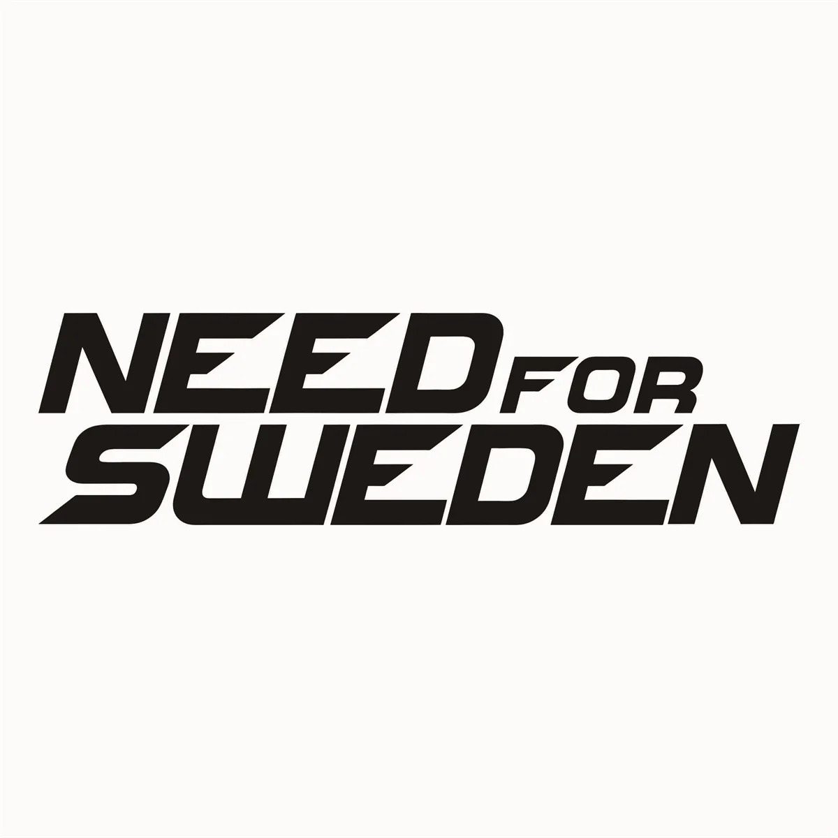 NEED FOR SWEDEN Vinyl Car Decal Window Body Door Styling Accessory Decoration Sticker for Volvo Saab Polestar Scania Koenigsegg