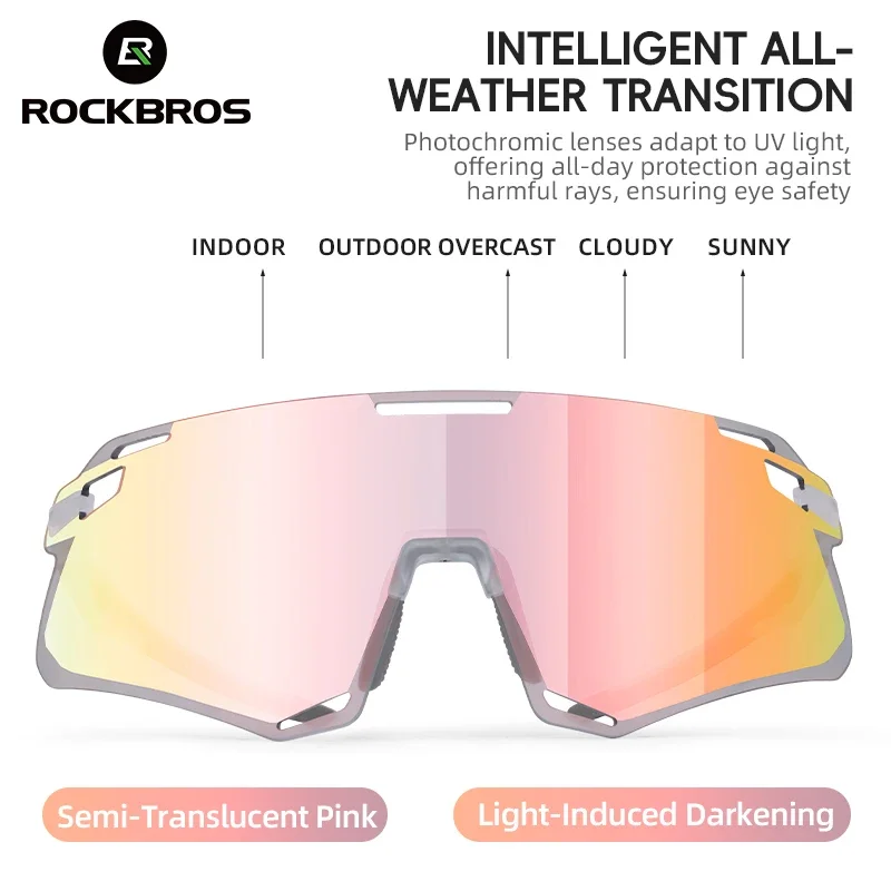 ROCKBROS Cycling Glasses Men Women Lightweight Sunglasses Road UV400 Cycling Eyewear Mountain Bike Bicycle MTB Road Goggles