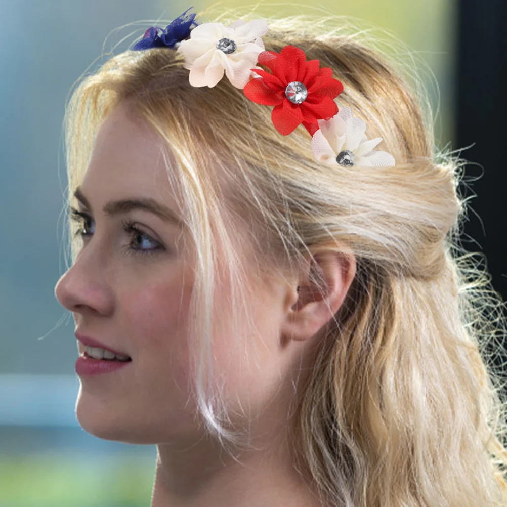 

Flower Hair Wreaths Artificial Headband Hairbands for Women Elegant Garland Headdress Wedding Party Festival Stage