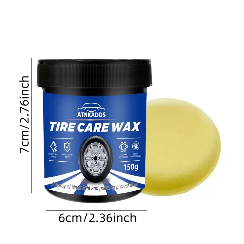 

Professional Tire Shine Cream Waterproof Gloss Enhancer for Tire & Rubber Trim