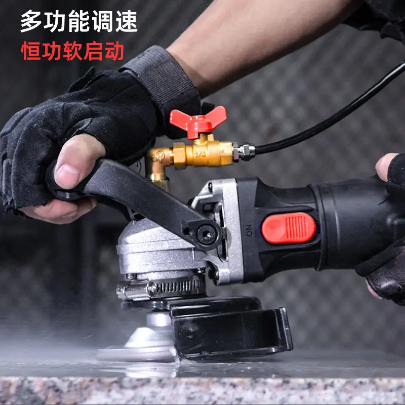 1200W Water Mill Portable Water Filled Grinding Machine Electric Stone Hand Wet Polisher Grinder Water Injection Polishing Machi