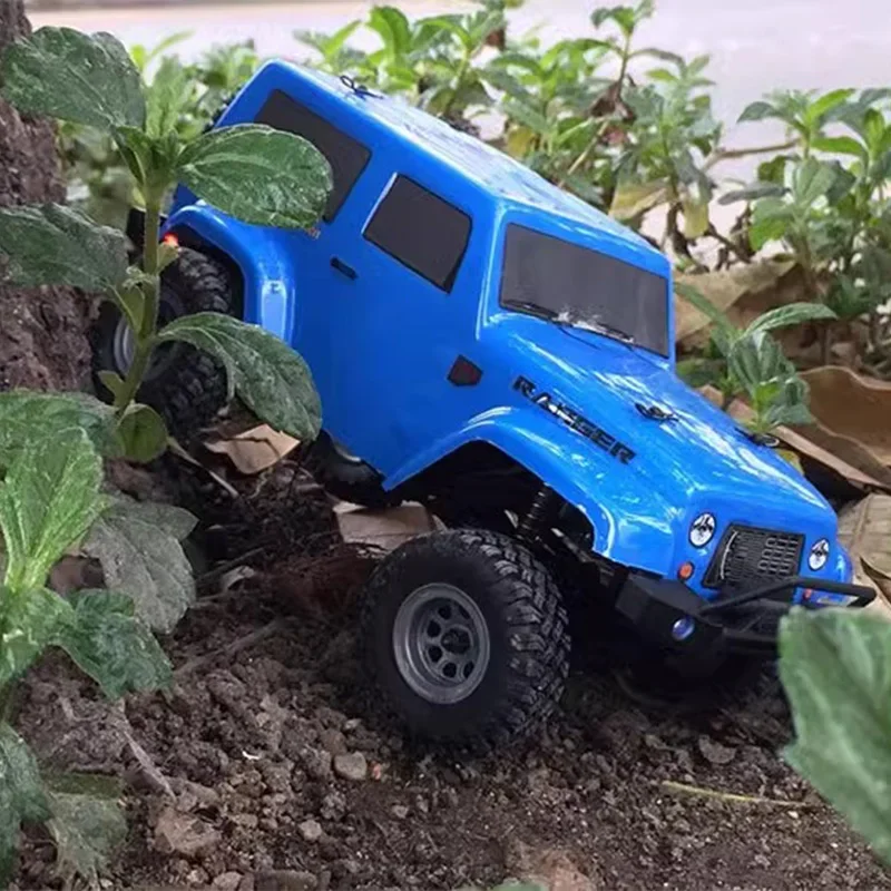 Modèle de voiture Jeep télécommandée pour adulte, simulation électrique, escalade, véhicule tout-terrain, jouet pour garçon, D1RC 1/24 mini, 2.4GHZ RTR RC